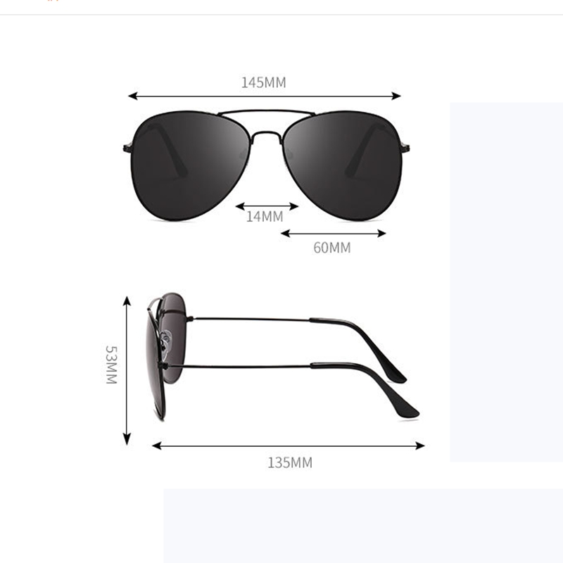 Klasik Damla Model Metal UV 400 Güneş Gözlüğü A-37850