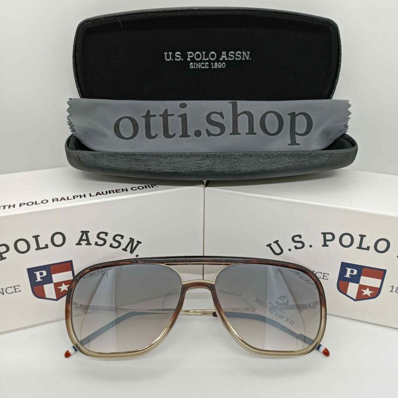 U.S. POLO ASSN. Güneş Gözlüğü 100% UV Korumalı - USS0081.58.Altın