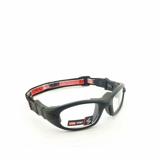 Steel Sport Marka Bandajlı Sporcu Gözlükleri - Fullsafe SS-FS C06 [Mat Siyah] - Siyah