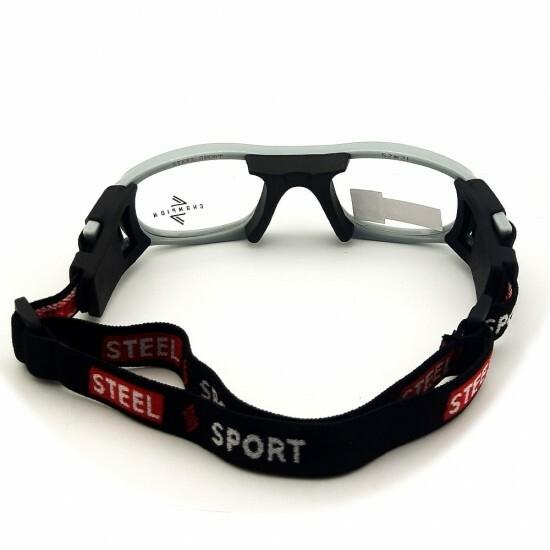Steel Sport Marka Bandajlı Sporcu Gözlükleri - Champion SS-FS C14 [Mat Gri] - Gri