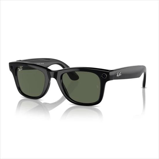 Ray-Ban Meta Wayfarer RW4006 601/71 Parlak Siyah-Yeşil Akıllı Gözlük