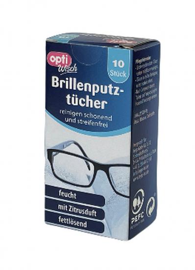 Tek Kullanımlık Islak Gözlük Mendili OptiWisch